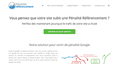 Desktop Screenshot of penalites-referencement.com