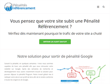 Tablet Screenshot of penalites-referencement.com